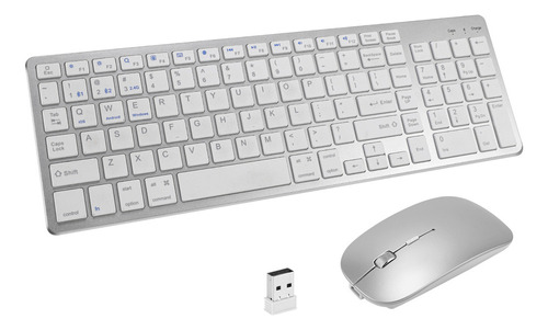 Conjunto De Teclado E Mouse Sem Fio Bluetooth Value C