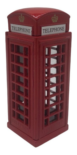 Apontador Metal Cabine Telefone Londres Vermelho Coleção