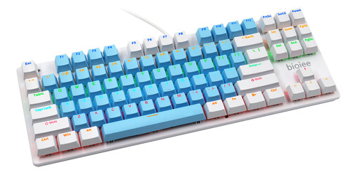 Teclado Mecánico Gaming Rainbow 87 Teclas