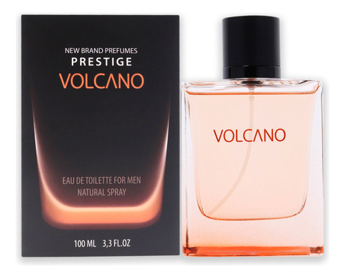 Perfume New Brand Volcano Edt Spray Para Homens 100ml