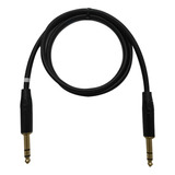 Cable Trs Balanceado Plug 6.3 A Plug 6.3 De 1 Metro