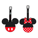 2un Tag Identificadora Bagagem Mickey E Minnie Viagem Casal 