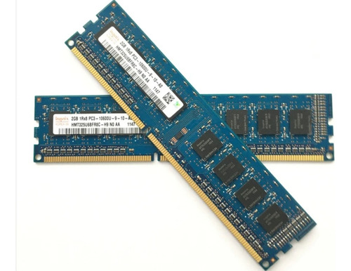 Lote De 10 Memorias De 2 Gb Ram Ddr3 Para Pc Bus Pc10600u  