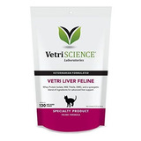 Vetriscience Laboratorios - Vetri-hígado Felino, 120 Chews T