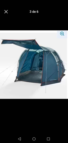 Carpa Quechua Para 4 Personas Totalmente Impermeable