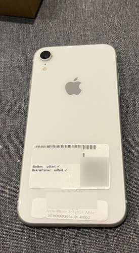 Apple iPhone XR 128 Gb - Blanco Comprado 81% De Bateria