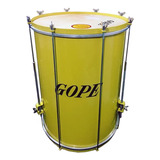 Gope - Surdo 60cm X 18 8 Afinações Amarelo Com Tripé Bal6018