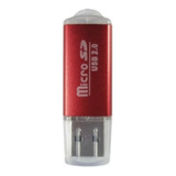 Lectores De Memorias Brobotix 345673r Rojo, Usb 2.0