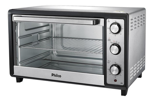 Forno Elétrico 60 Litros Pfe60i Prateado Philco 220v