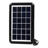 Cargador Multipropósito Panel Solar Portátil Usb / 6v 3.2w