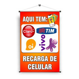 Banner Recarga De Celular 1x70