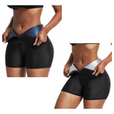 1 2 Piezas De Pantalones Cortos De Sauna Para Mujer,