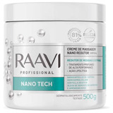 Creme Massagem Corporal Nano Redutor Fittie 500g Raavi Tipo De Embalagem Pote