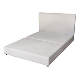 Conjunto Cama Box Cabeceira Casal Boucle Marfim Luxo