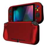 Funda Protectora Para Nintendo Switch Lite De Rojo Escarlata