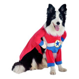 Disfraz Super Perro Superhéroe Para Perro 