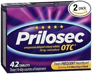 Prilosec Otc - 42 Tabletas, Paquete De 2
