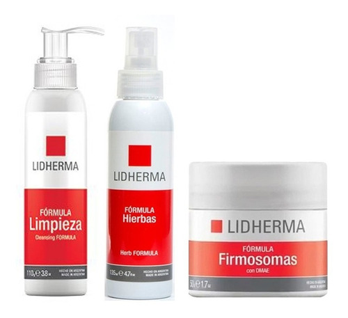 Emulsión Limpieza + Loción Hierbas + Firmosomas Lidherma