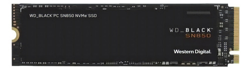 Disco Solido Ssd 500g Wd Black Sn850 7000mb/s Nvme Color Negro