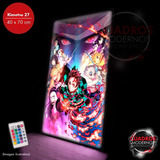 Cuadros Led Kimetsu Anime Luminoso 40x70 