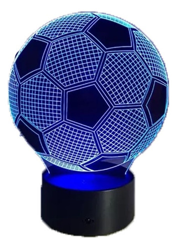 Lampara Ilusión 3d Balón De Fútbol