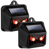 Repelente De Animales, Dispositivos Solares Luces Led R...