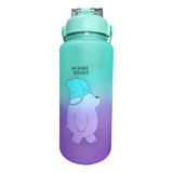 Botella De Agua Osos Escandalosos 2l Stickers 3d Kawaii