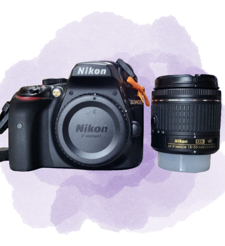  Nikon D3400 Kit Vr 18-55mm Negro