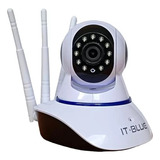 Camera Seguranca Ip 1080p 2.0 Megapixel Wifi Antenas Audio 3