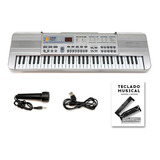 Organo Teclado Musical Infantil Microfono Mp3 Usb Mq813