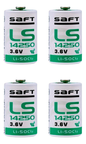 Ls14250 Marca Saft  3.6 Volts 1.2 Ampers 4 Piezas