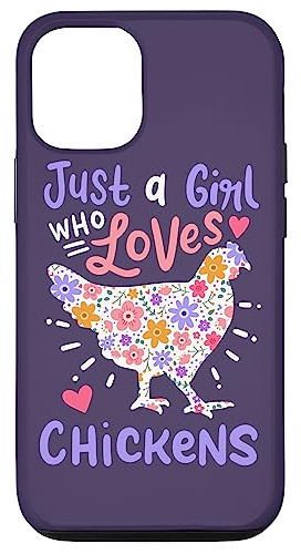 Funda Para iPhone 13 Pro Chicken Hen Love - Plastico