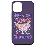 Funda Para iPhone 13 Pro Chicken Hen Love - Plastico