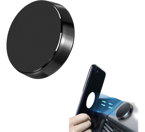 Soporte Magnetico Para Celular Smartphone Auto Carro Redondo