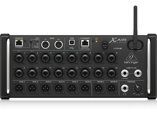 Behringer Xr18 Mezcladora Digital De Rack 18 Canales