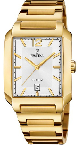 Reloj Festina F20678.2 Para Hombre Fechador Acero Inoxidable