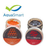 Fishball E Bloodworm Congelados - Alimento Para Peixes 