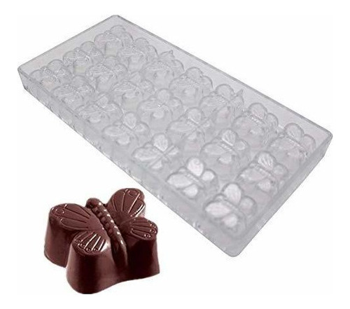 Molde De Chocolate De Mariposa De Policarbonato Goldbaking M