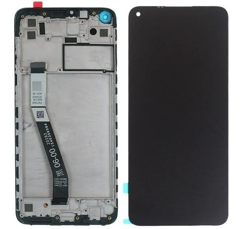 Tela Frontal Display Compatível Redmi Note 9 Original C/ Aro
