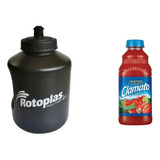 10 Botellas Cilindro Mini Rotochela + 1 Clamato 900ml 