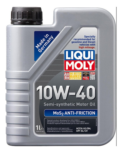 Aceite Semisintetico Liqui Moly Mos2 10w40 1 Litro Promo