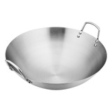 Wok Binaural Wok Tradicional De Acero Wok Binaural, 30 Cm