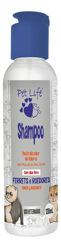 Shampoo Ferret E Roedores  120 Ml Pet Life