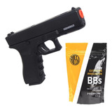 Kit Pistola Airsoft Spring Vigor Gk-v20 Fullmetal+1k Bbs 6mm