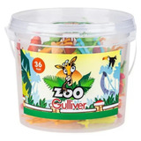 Animais Zoo Com 36 Miniaturas - Gulliver