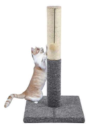 Poste Rascador Para Gatos Juguete Torre Árbol De Sisal 53cm