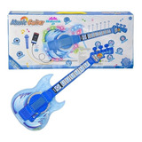 Guitarra De Juguete Infantil Music Guitar Sonido Color Azul