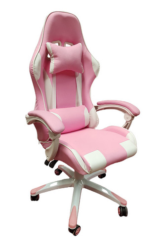 Sillas Gamer Con Reposapies, Cojin Cervical Y Lumbar