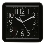 Reloj Casio Pared Analogico Negro Iq-02s-1d