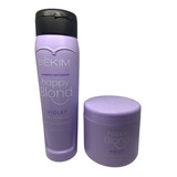 Kit Shampoo Y Máscara Matizadora Happy Blond Bekim Violeta